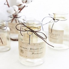 빈티지 유리화병 3p M 투명화병 테이블용화분 도자기화병