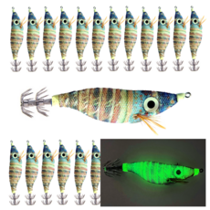 MEN피싱 25개입 야광 왕눈이에기세트 문어 쭈꾸미 갑오징어 오징어, HM-닭새우, 25개, 10g