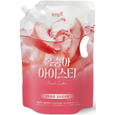 복숭아 아이스티 제로슈거 1000ml 2개, 1L