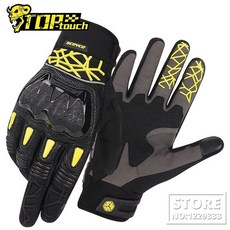 SCOYCO 여름 바이크 오토바이 장갑 낙하 방지 Guantes 모토 터치 스크린 크로스 승마 장비, [01] M, [05] MC103 YL Gloves, 1개