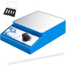 4개의 교반 막대가 있는 자기 교반기 n 1 리트리버 3000mL 자기 교반판 3000RPM 자기 믹서가열 없음, Square Blue