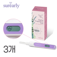 슈얼리 디지털 임신 테스트기 M, 7개입, 3개