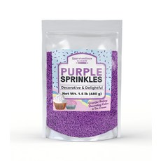 Unpretentious Purple Sprinkles 1.5 lb Brigh Unpretentious Purple Sprinkles 1.5 lb Bright & Colorfu, 퍼플