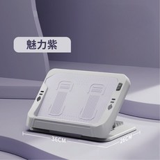 軟膠拉筋板 站立拉筋 摺疊拉筋板 腳底紓壓按摩板 軟膠防滑 小腿拉筋 多段式拉筋 耐重400KG, 【魅力紫】升級款軟膠拉筋板