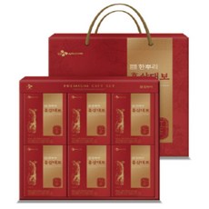 CJ 한뿌리 홍삼대보 24입 명절 선물세트, 한뿌리 흑삼대보 24입, 1세트, 960ml