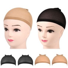 고탄력 메쉬 네트 망사 가발망 가발 헤어망 모자, SKIN, 2개