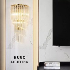 HUGO LIGHTING 水晶不鏽鋼壁燈