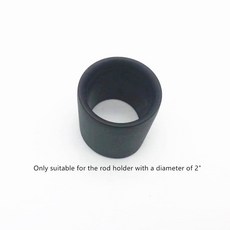낚싯대 낚시 PVC 부품 홀더 삽입 랙 보트 보호대, Black, Black