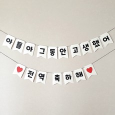 재미제이 아들 남친 군인 제대 전역 환영가랜드, 1개
