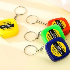 [1+1] 휴대용 열쇠고리 1M 미니 줄자, 2개