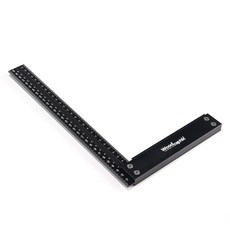 [우드래픽 정품] 300mm 직각오차 0.008mm 프리미엄 정밀직각자 Made in Korea MCT 초정밀가공, 1개