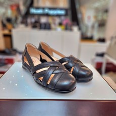 허시파피 여성 발 편한 4cm 경량 오픈형 컴포트 단화 스트랩 샌들 3f26453-7_CA