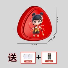 臺灣出貨 哪吒摸高器 兒童助長神器 燈光語音 跳高計數 訓練玩具 彈跳拍拍樂, 1個, 小哪吒