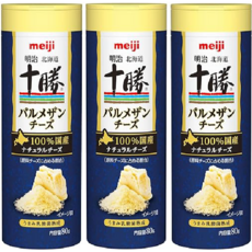 일본 메이지 훗카이도 토카치 파마산 파르메산 치즈 가루 80g x3통, 3개