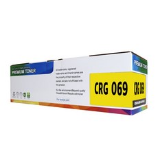 CRG-069 CRG-069H 대용량 재생 토너 MF756CX LBP674Cx MF7596CxKG, 표준용량 노랑, 1개