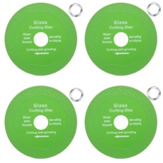 HBN 4인치 고경도 다이아몬드 휠 유리 절단날 절단석 4개 세트, 1세트