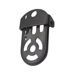 關注好禮 自行車加厚后腳踏板 山地車折疊踏板單車后座兒童腳踏板騎行站人, 黑色折疊踏板【1個】, 1個