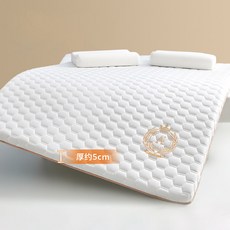 접이식 자취방 라지킹토퍼 두꺼운이불패드 바닥 돌침대요 매트리스 손님용, 1cm, 17_I타입 두께 5cm 120x200cm