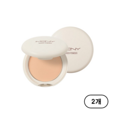 맥퀸뉴욕 마이크로 핏 커버 파우더 9g, 라이트 베이지, 2개