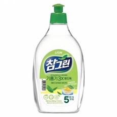 참그린 레몬 녹차 기름기뽀드득 주방세제 500g 박스 21개