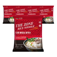 담채움 더존 베트남 소고기 쌀국수, 5개, 60g