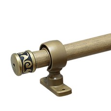 한국레일갤럭시 25mm 원형 커튼봉 커텐봉, 골드