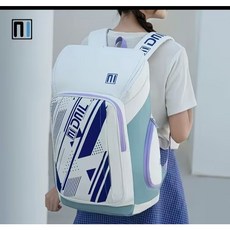 後背包yy雙肩包6868羽毛拍背包新款時尚yy包電腦包網球拍包羽球拍包 yy雙肩後背包 yy3-6支裝羽毛球袋, 6868香草色【送鞋袋】, 1個