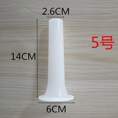 家用手動灌香腸機 灌臘腸工具 DIY香腸神器 附漏斗, 1個, 5號--小口2.6釐米