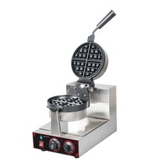 【平安】Hana Bisho花菱 3cm 商業用營業用可旋轉鬆餅機 全不鏽鋼, HWM-1200