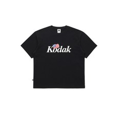 매장정품 코닥 KODAK 골드모먼트 로고 반팔 티셔츠 BLACK K6223LRS12BLK 671063