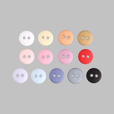 큐티 미니단추-6mm기본원형(10개) [B3529], 블랙, 10개