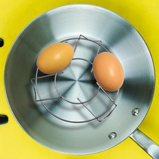 후라이팬 찜요리 받침 찜기 스텐 찜랙, 1개