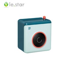 le.star 小音系列 磁吸無痕壁掛面紙盒 抽取捲筒紙巾收納盒, 1個, 直款,綠色