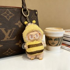 팝마트 라부부 1 2 3세대 인형옷 인형의상 귀여운 공령 꿀벌 스타맨 리본 세트, 1세대  2세대  3세대 보편  인형 제외, 꿀벌 세트