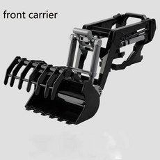 농부 자동차 원격 제어 트랙터 트레일러 엔지니어링 건설 트럭 모델 경작 기계, 색상: 1. QIAN BI ZHUA, 1개