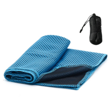 달려라하마 휴대용 냉감 스포츠타올, 스카이, 1개