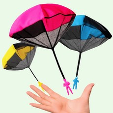 피규어 낙하산 장난감 슈팅플라이 어린이 야외놀이, 1개, 혼합색상