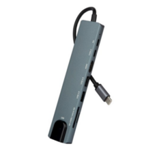 액센 8포트 PD100W 랜포트 미러링 멀티허브 MH11, 그레이, 1개