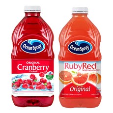 오션스프레이 1.89L 크랜베리 4개 + 루비레드 4개, 8개