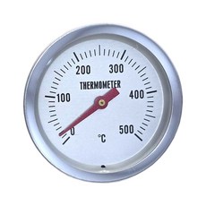 부착형 그릴온도계 (4cm)D 바베큐 훈제 오븐 항아리 카마도 BBQ, 1개, 부착형그릴온도계(4cm)D