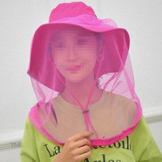 셀팃 분리형 양봉 챙모자 얼굴망, 그레이