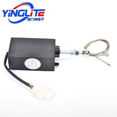 KY-XHQ-PT 디젤 엔진 연료 차단 솔레노이드 밸브 발전기 정지 세트 전원 12V, 01 China Mainland, 01 12V용, 01 XHQ-PT Normal open