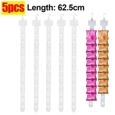 플라스틱 스낵 걸이식 스트립매장 후크 디스플레이 행거 슈퍼마켓 선반 유용한 상점 머천다이징 클립, 03 5PCS