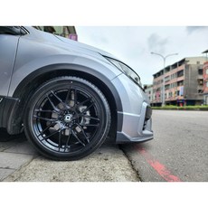 土城輪胎王 F57R 20吋旋鍛鋁圈 亮黑 5/108 5/112 5/114.3 CRV適用，提升自行車性能與時尚外觀, 1個