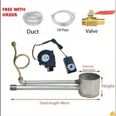 엔진 오일 가열로 버너 신형 대체 석탄 연료 오일 온수기 핵심 농장 산업용 가열로, [01] 11.5CM, 01 11.5CM