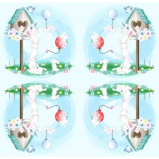 藝術紙 29.7 x 29.7, 1個, 33x33 四格圖