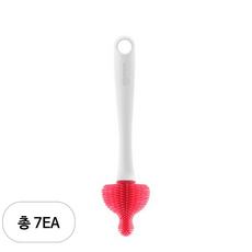 실리만 실리콘 젖꼭지 솔 WSK336, 7개, 연핑크