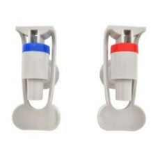 냉온수기 꼭지 정수기 꼭지 냉수 온수 꼭지 크로버 원봉 냉온수기 코크, 1개, 온수꼭지