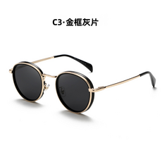 GURFOON 偏光圓框太陽眼鏡