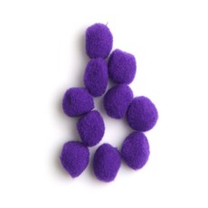 방울솜 인형눈 컬러솜 미술놀이재료 수예용품 뿅뿅이 25mm 보라